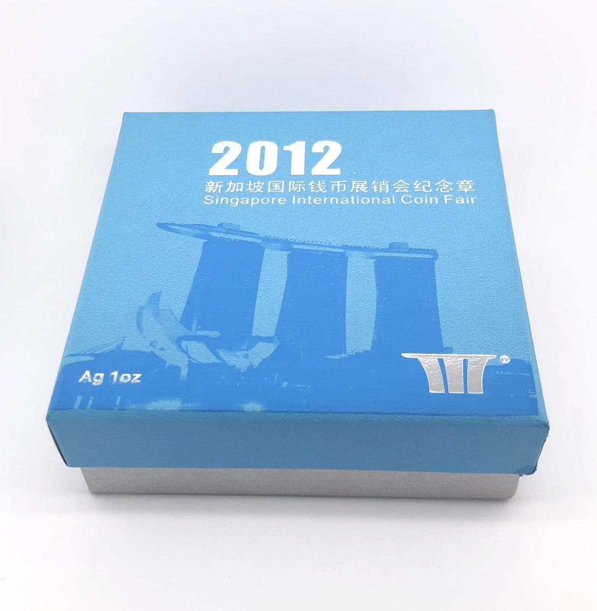 2012 Proof Chinese Silver Panda Singapore Int'l Coin Fair w/ Box & COA CB399