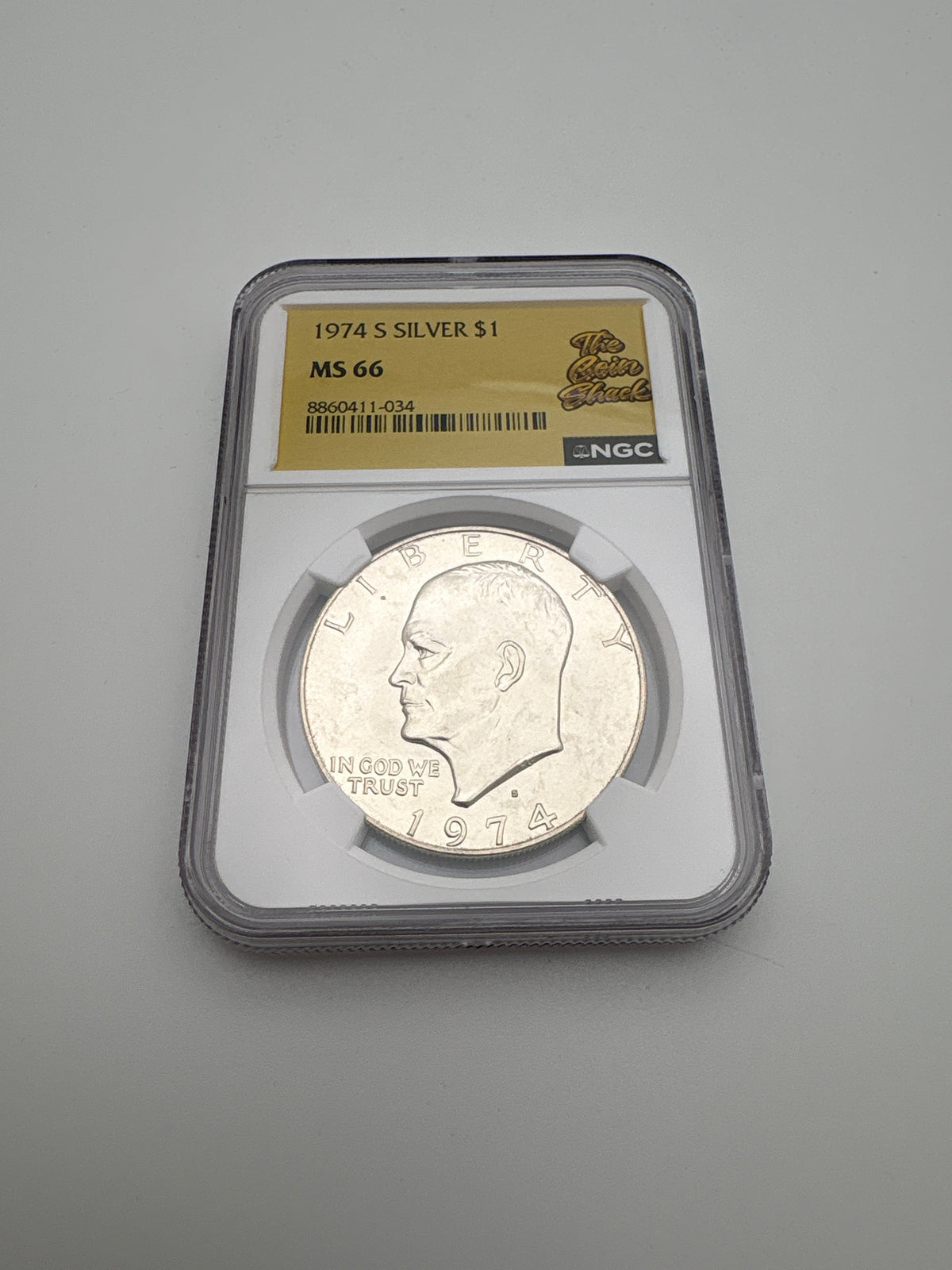 1974-S Silver IKE Dollar MS66 NGC